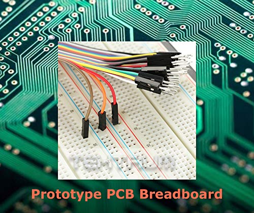 TEKTRUM BREADBOARD JUMPER WIRE KIT (130 PIECES SOFT WIRE) - size: 130 PIECES SOFT WIRE