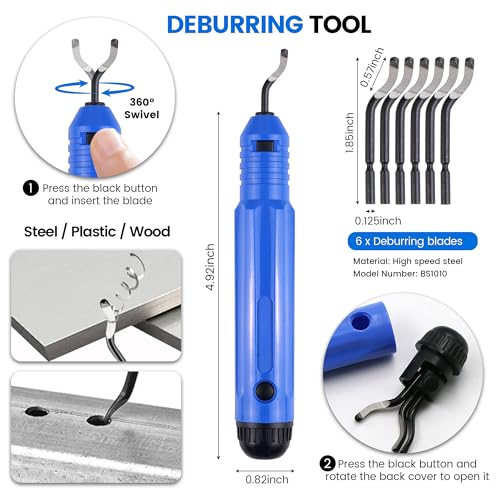 45 Pcs 3D Printer Tool Kit, 3D Printer Accessories Includes Nozzle Cleaning Kit, Deburring Tool, Files, Pliers, Removal Scrapers Suitable for 3D Print Removing, Cleaning, Finishing - style: 45PCS