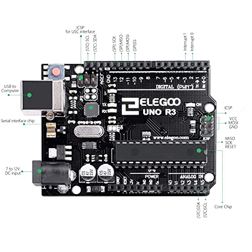 ELEGOO 600pcs LED Kit with UNO R3 Board Electronics Project Bundle