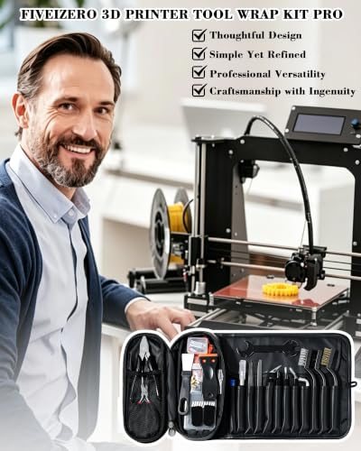 FIVEIZERO 78Pcs 3D Printer Accessories Tool Kit for All FDM/SLA Printers