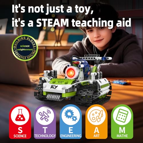 STEM Robot Building Kit Toys,2026 New 5 In1 STEM Toys Robotics Set for Kids - color: K96158