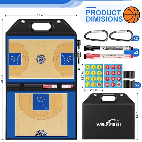Basketball Coaching Board, Magnetic Basketball Board for Coaches - style: Basketball