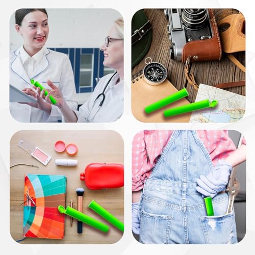116mm Pop Top Tubes (1000 Qty.) (Green) - color: Green