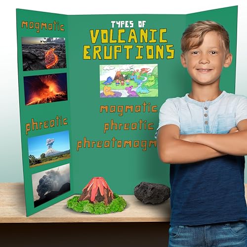Flipside Products 36” x 48” Project Boards for Presentations, Science Fair, School Projects, Event Displays and Trifold Picture Board, Proudly Made in USA - Assorted Colors - 10 Pack - color: Assorted, size: 10 Pack