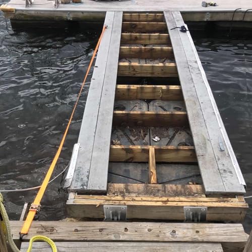 Floating Dock Hinges Hardware,Stationary Dock Connector Hinge Kit - color: Champagne