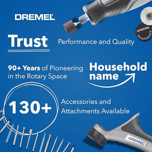 Dremel Tool Kit, 8150 8V Cordless Rotary Tool Kit with 20 Accessories