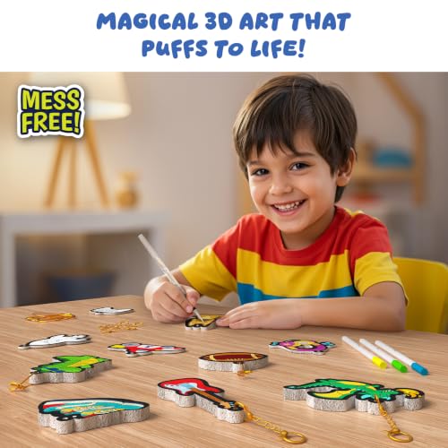 Skillmatics Aqua Puffs Just Boy Things, Art & Craft Kits, Paint by Number - color: Just Boy Things