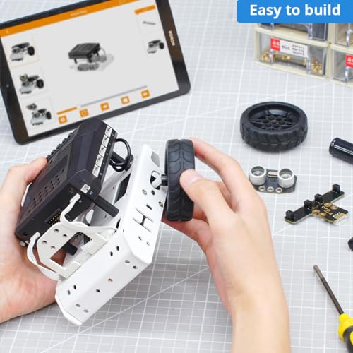 LewanSoul AiNova AI Vision Robot Car for Scratch & Python Programming, Coding Robot Kit STEM Projects Educational Building Robot Open Source Smart Robotic, Standard Kit