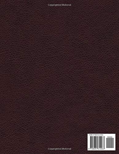 Scientific Lab Notebook: Laboratory Notebook for the Sciences - Document All Important Information for Your Lab Work - Scientific Grid Paper - Red Faux Leather Cover