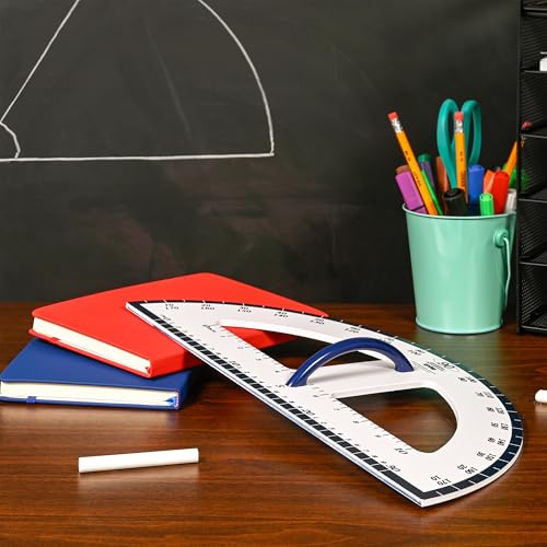 Learning Advantage Magnetic Dry Erase Protractor, Geometry Measurement Tool