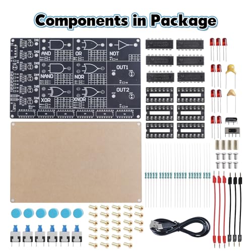 DIY Logic Gate Circuit Soldering Kit–Basic Logic Gate Learning Kit