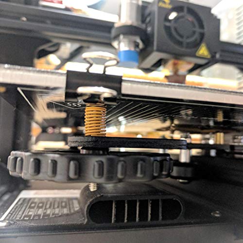 Glarks 50Pcs 5 Colors 8mm OD 20mm Long Light Load Compression Mould Die Spring Set Compatible with 3D Printer Ender 3 Stock Bed Leveling