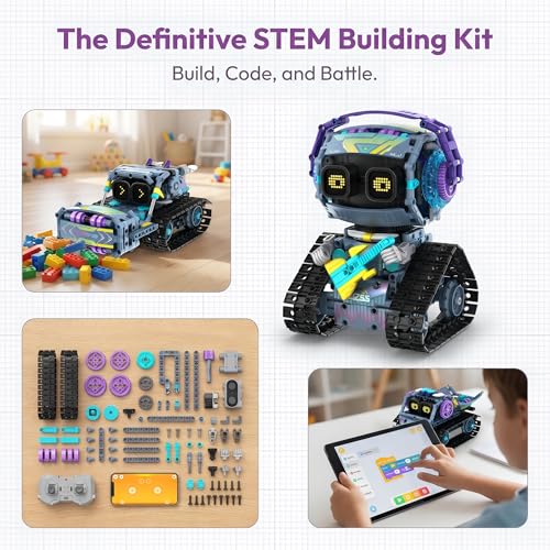 Robot Building Kit, 3-in-1 Programmable Robot Kit, 519 Pieces