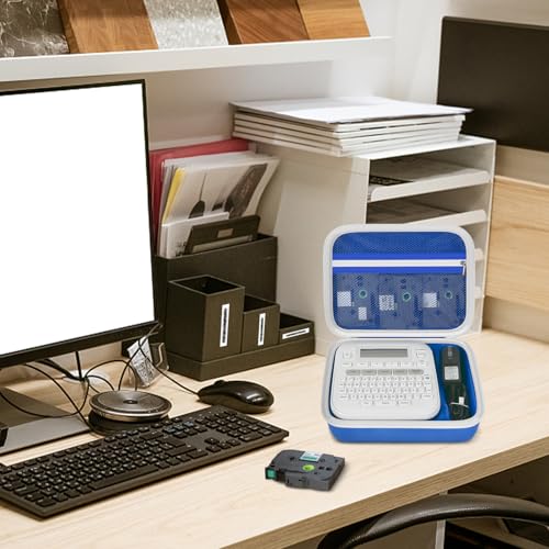 GWCASE Hard Label Maker Case for Brother P-Touch PT-D220/PT-D210, Case Only - color: Blue