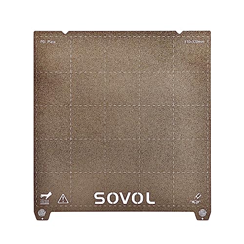 Sovol SV06 Plus Flex Steel Platform w/PEI Surface Magnetic Sheet 310x320mm - size: 310*320mm