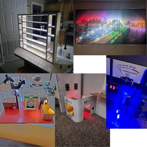60pcs 5MM Pre Wired Micro Led Light Emitting Diodes Kit 5V-12V,