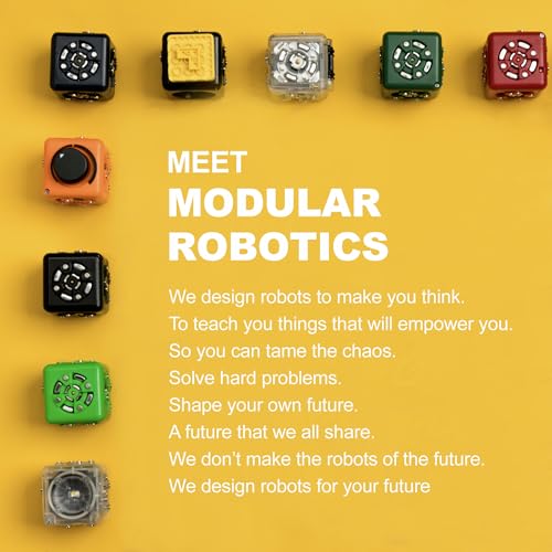 Modular Robotics Cubelets Robot Blocks - Cubelets Threshold Robot Cube for Home Robotics STEM Kit - Ages 4+