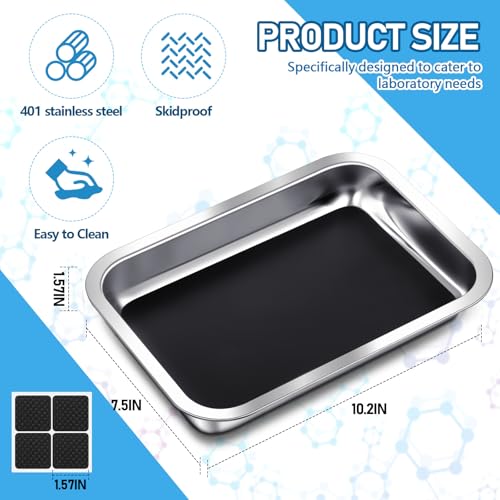 Conelist 1 Set 10.2 x 7.5 Inch Dissection Pan with Wax, Black - color: Black, size: 10.2 x 7.5 Inch