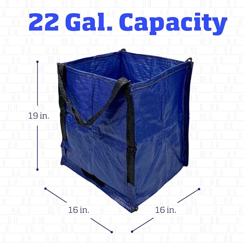 DURASACK Heavy Duty Storage Tote Bag 22-Gallon, Blue - color: Blue, size: Single