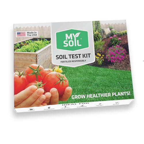 MySoil Soil Test Kit, Unlock Your Lawn & Garden Potential, Complete & Accurate Nutrient and pH Analysis with Recommendations Tailored to Your Soil and Plant Needs - size: 1 Kit