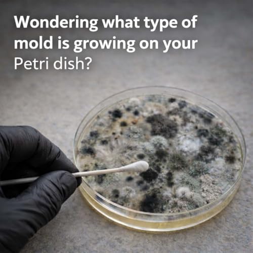 Mold Test Kit for Home – Lab Fees Included, Detects 20+ Mold Types, Swab & Air Sample Testing, Lab Analysis in 1 Business Day Once Lab Receives Sample (1 Pack)