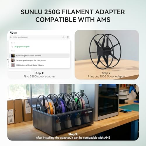 SUNLU 250G PLA Filament 8 Color Bundle Multicolor, 2kg in Total