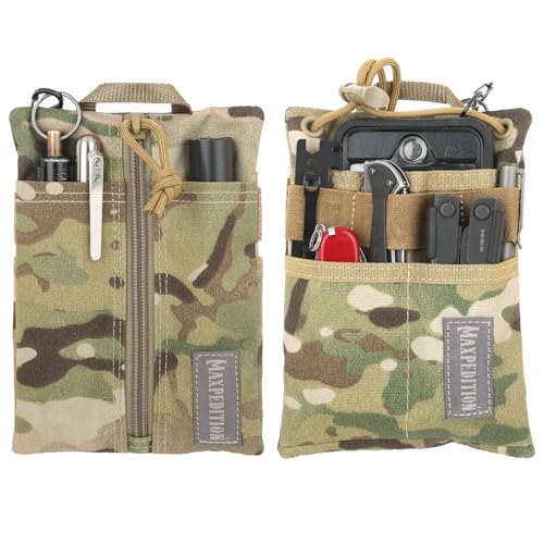 Maxpedition Platy Pocket Organizer, EDC Tool Pouch, Neck Wallet - color: Multicam, size: 5" x 7"