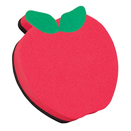 Ashley Productions Apple Magnetic Whiteboard Eraser - color: Apple, size: Pack of 1