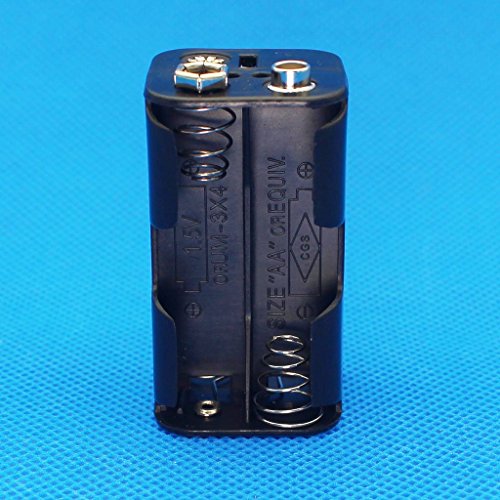 3Pcs 4/6/8 X 1.5V AA Battery Holder with Standard Snap Connector and Hard Plastic Housing T Type Wire