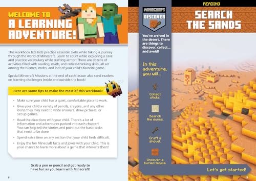 Official Minecraft Workbook: Grade 2