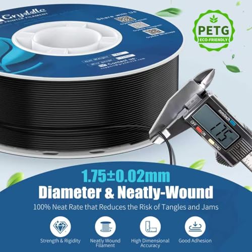 PETG Filament 16KG Color Mix Bundle – 16 Rolls Bundle, 1.75mm ±0.03mm High Precision, High Toughness & Heat Resistance, Compatible with FDM 3D Printers - color: 16 Colors - Sky Blue & Rose Decor Set, size: 16KG