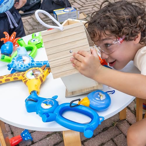 Handy Famm Kids Real Tool Set, 5 Piece Real Tools Kit, Ages 5+ - color: Real Tool Set Bundle