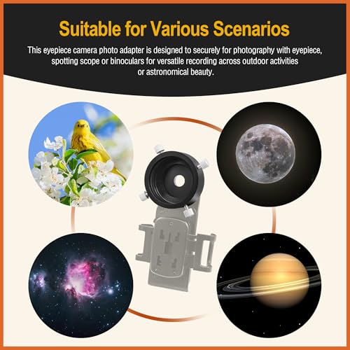 Astromania Universal Camera Photo Eyepiece Adapter 36-42mm with T2 Thread - size: Eyepiece Adapter 36 - 42mm