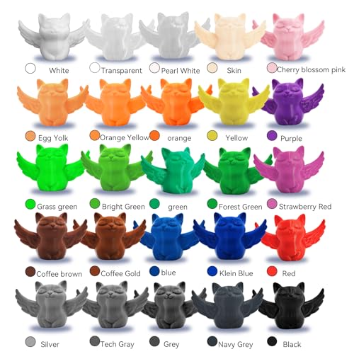 10Rolls PETG 3D Printer Filament Bundle 1kg Spool 1.75 mm Multicolor - color: 10kg Multicolor-2