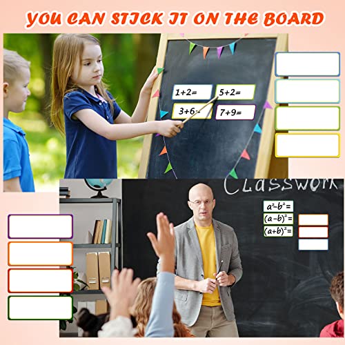 Yexiya 480 Pcs Magnetic Labels Dry Erase Board, Simple Style, 5.5 x 2 in - size: 5.5 x 2 In