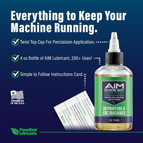 PlanetSafe Lubricants AiM 3D Printer & CNC Machine Grease, 4 oz - size: 4 oz CNC 3D Oil