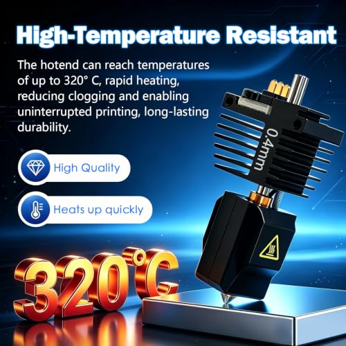 2 PCS 0.4MM Creator 5 Hotend Integrated Design for Flashforge Creator 5 Pro - size: 2 PCS 0.4MM