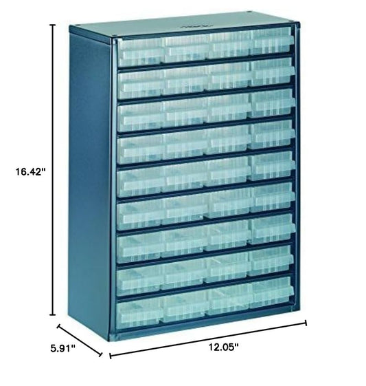 Raaco Steel Storage Cabinet, Standard 36-Drawer (C9-36) - Nuts & Bolts - size: Standard-36D