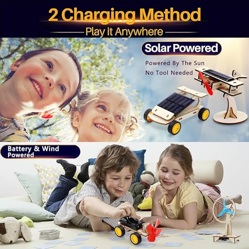 STEM Toys for Ages 8-13 Boys, Solar Science Kits for Kids Crafts Gifts 8-12 - size: 5.9 x 9.1 x 2 inches