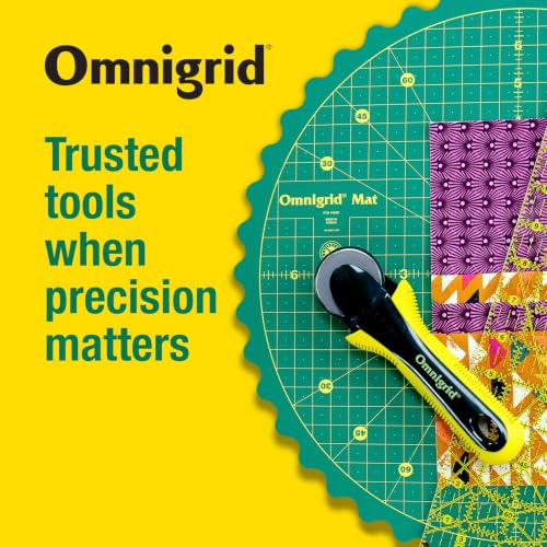 Omnigrid 360 Rotating Self-Healing Cutting Mat, 14 Inch - style: 14"