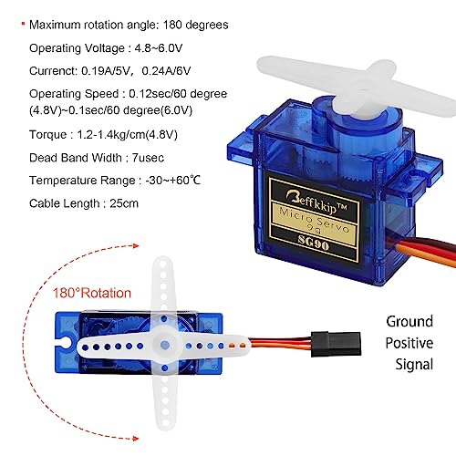 10Pcs SG90 9g Micro Servos for RC Robot Helicopter Airplane Controls Car Boat - style: 10PCS