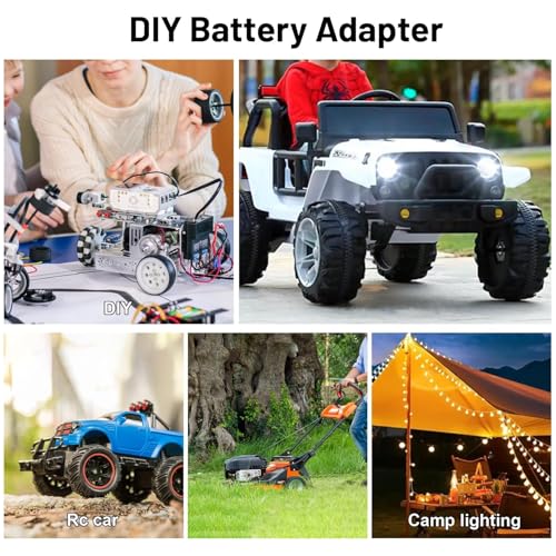 Kzreect 3 Pack for Power Wheel Adapter Compatible with Dewalt 20V Battery - size: 3 Pack