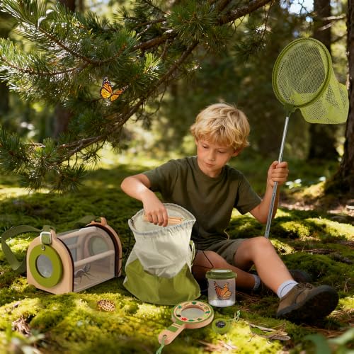 Wooden Bug Catcher Kit for Kids, Bug Catching & Insect Explorer Set