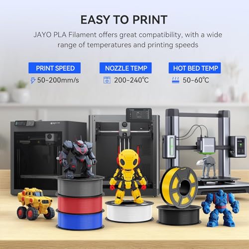 JAYO Gold PLA 3D Printer Filament 1.75mm 1.1kg Spool - color: 1.1kg Gold