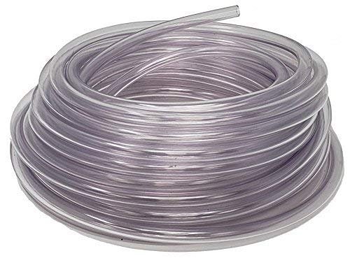Sealproof Unreinforced PVC Food Grade Clear Vinyl Tubing, 50 FT, 1/4-Inch-ID x 3/8-Inch OD - size: 50 Ft