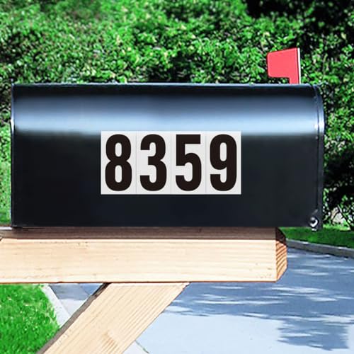 2 Inch Self Adhesive Numbers for Mailbox, Reflective Mailbox Number 120 PCS - color: 120 Numbers, size: 2 inch