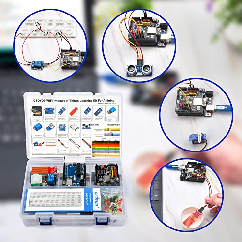 OSOYOO IoT WiFi Learning Coding Starter Kit with ESP8266 Module for Arduino