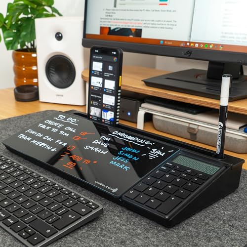 DeskBoard Buddy (Black with Calculator) - color: Black With Calculator