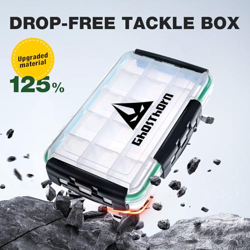 Ghosthorn Waterproof Fishing Tackle Box Organizer 3600 Lure Storage 3 Pack - size: 3600*3
