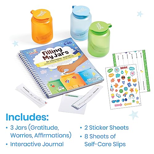 hand2mind Filling My Jars Interactive Journal, Gratitude Journal, Ages 5+